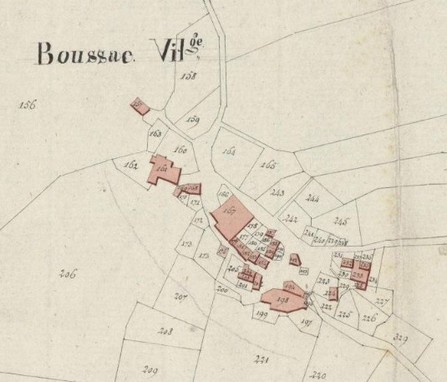Boussac 12400 cadastre napoléonien