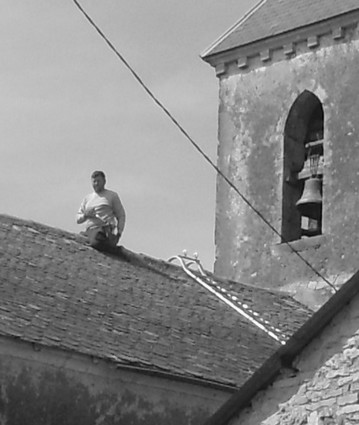 Eglise Boussac réparation toit