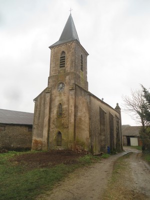 Eglise Saint Roch Boussac arrière 1